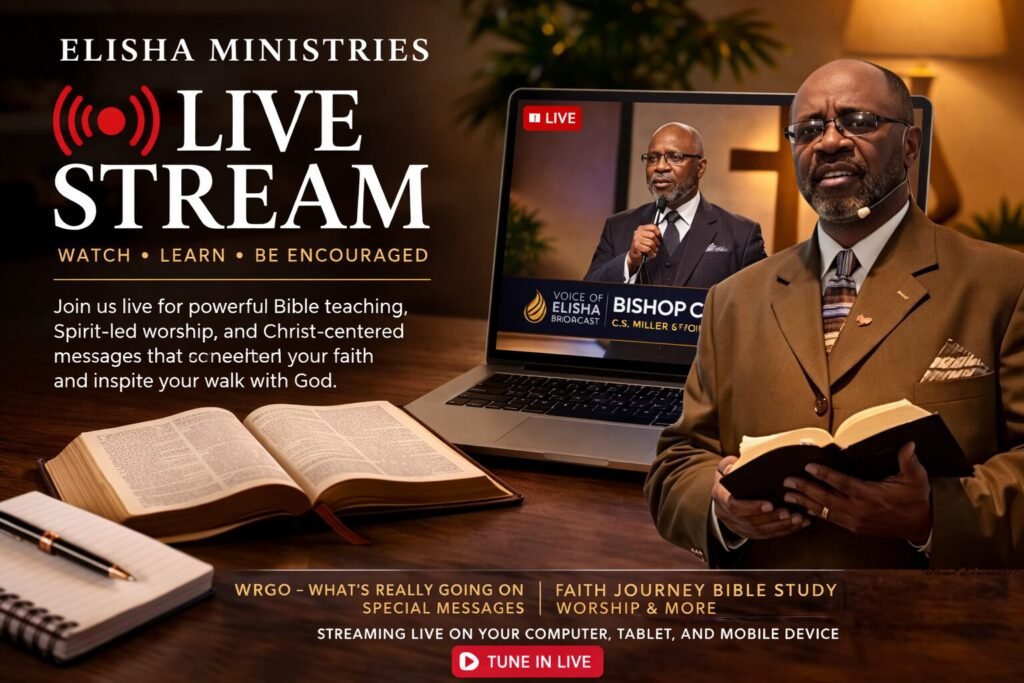 Elisha Ministries Live Stream – Watch Biblical Teaching Live
