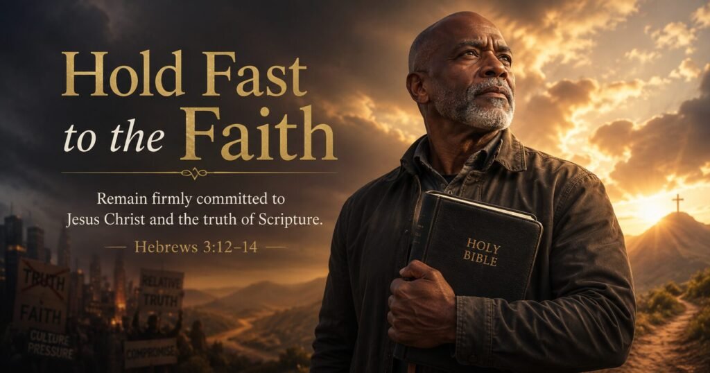 Hold Fast to the Faith | Hebrews 3:12–14 | Elisha Ministries