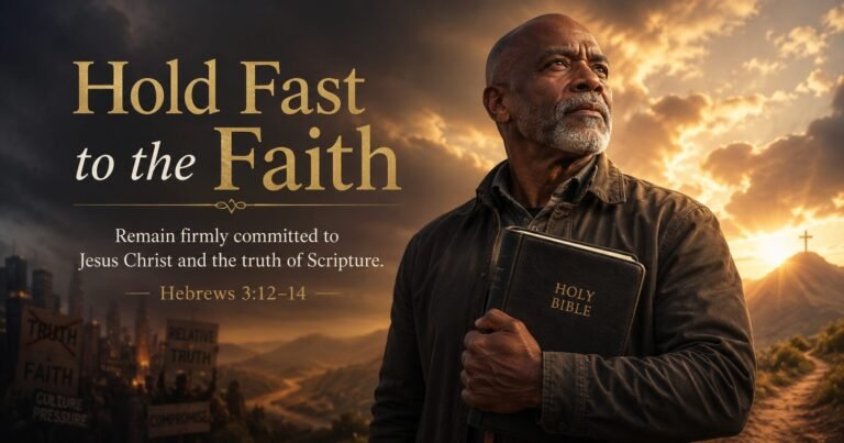 Hold Fast to the Faith | Hebrews 3:12–14 | Elisha Ministries