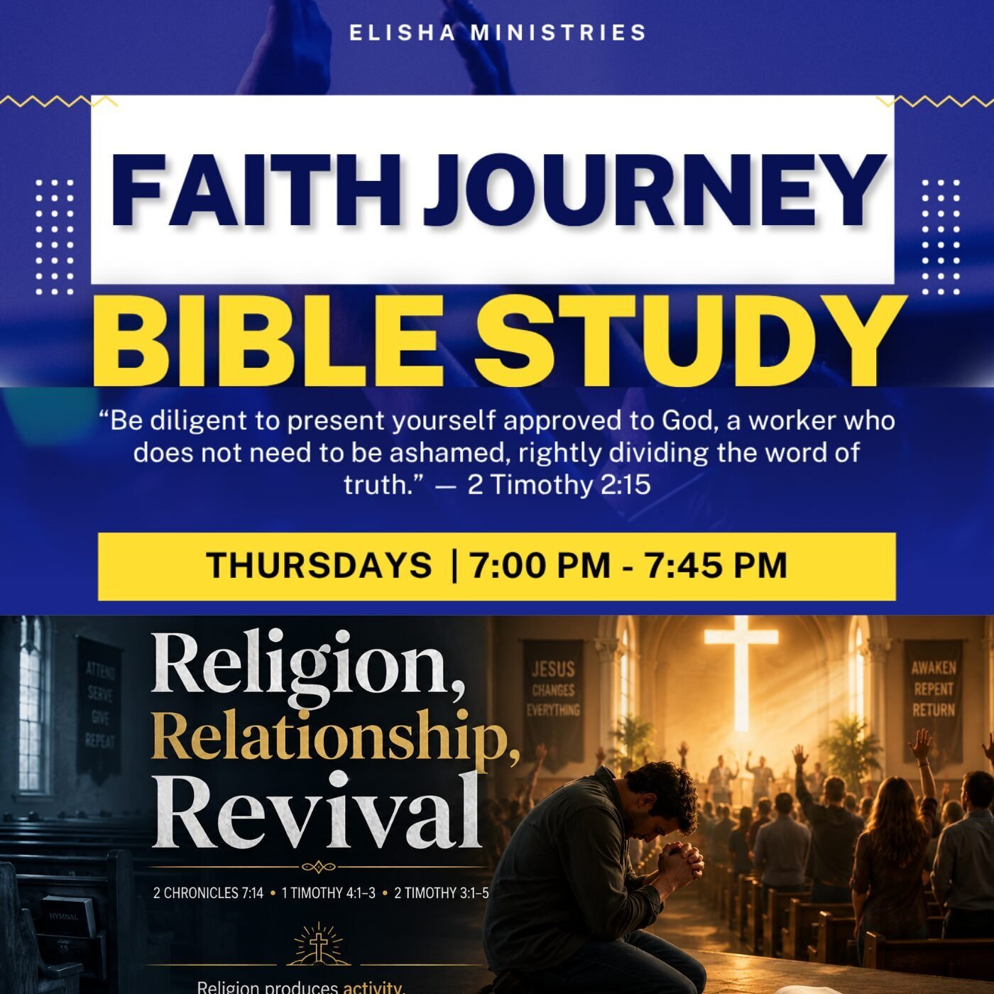 Faith Journey Bible Study: Religion, Relationship, Revival